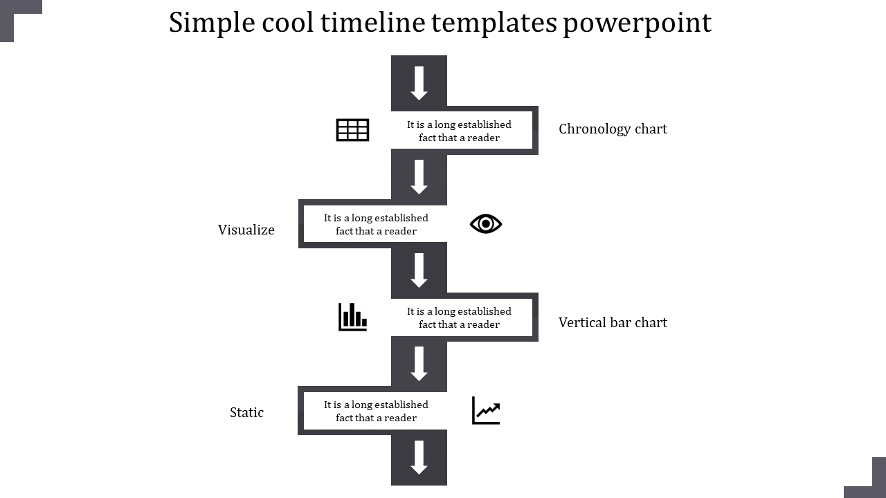 Effective Simple Cool Timeline PPT and Google Slides